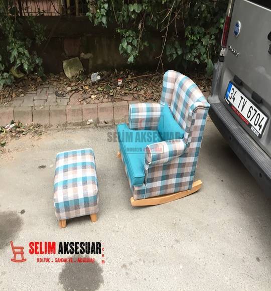 Çocuk Kayık Sallanan Koltuk Keten