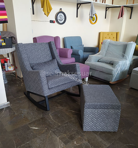 Dalaman Emzirme Koltuğu Özel Kumaş Sandıklı