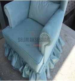 Kayık Sallanan Koltuk Özel Fırfırlı