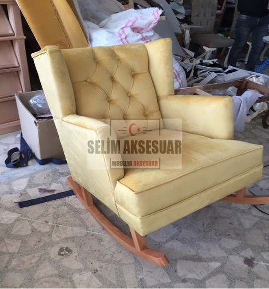 Nezih Sallanan Koltuk Sarı (Tek berjer)