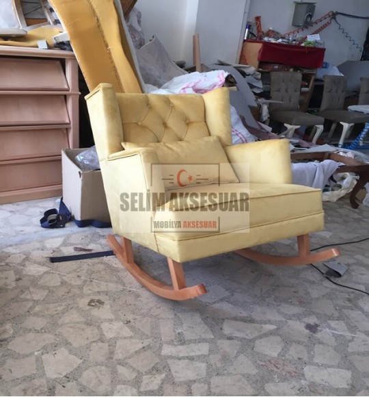 Nezih Sallanan Koltuk Sarı (Tek berjer)